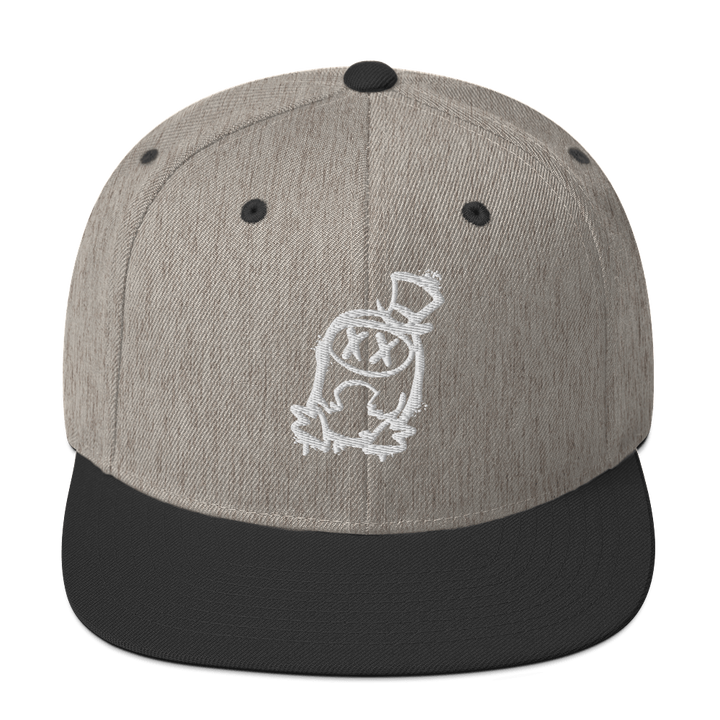 Cappellino snapback (baseball) GUFETTO 2 BIANCO OCCHI BIANCHI - Gufetto Brand 