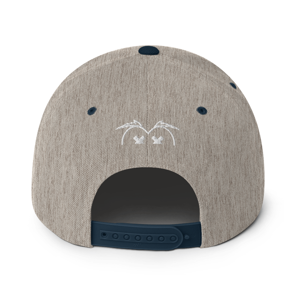 Cappellino snapback (baseball) GUFETTO 2 BIANCO OCCHI BIANCHI - Gufetto Brand 