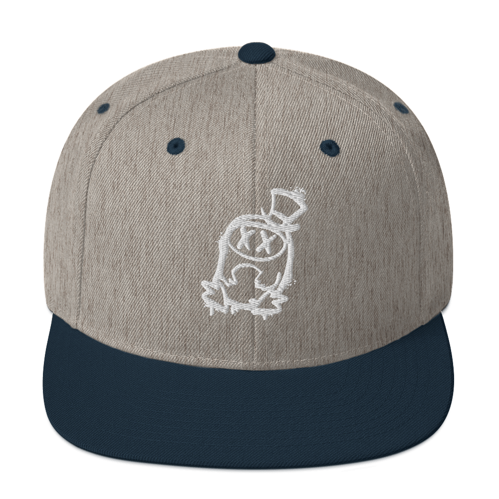 Cappellino snapback (baseball) GUFETTO 2 BIANCO OCCHI BIANCHI - Gufetto Brand 