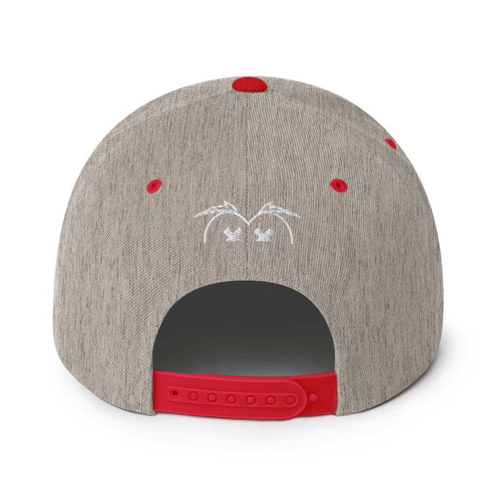 Cappellino snapback (baseball) GUFETTO 2 BIANCO OCCHI BIANCHI - Gufetto Brand 