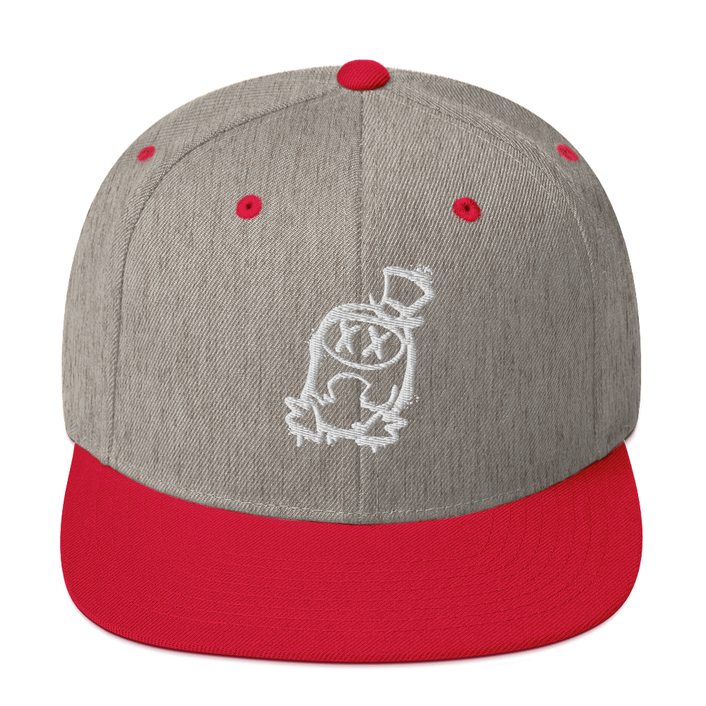 Cappellino snapback (baseball) GUFETTO 2 BIANCO OCCHI BIANCHI - Gufetto Brand 