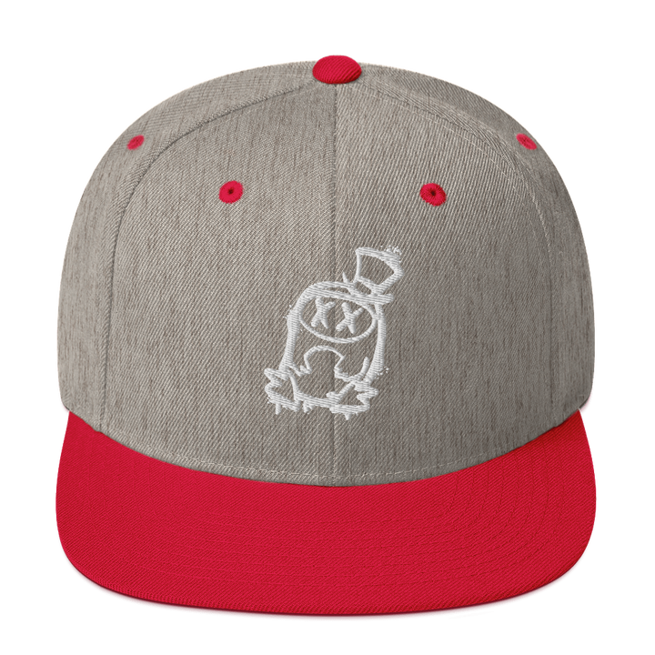Cappellino snapback (baseball) GUFETTO 2 BIANCO OCCHI BIANCHI - Gufetto Brand 