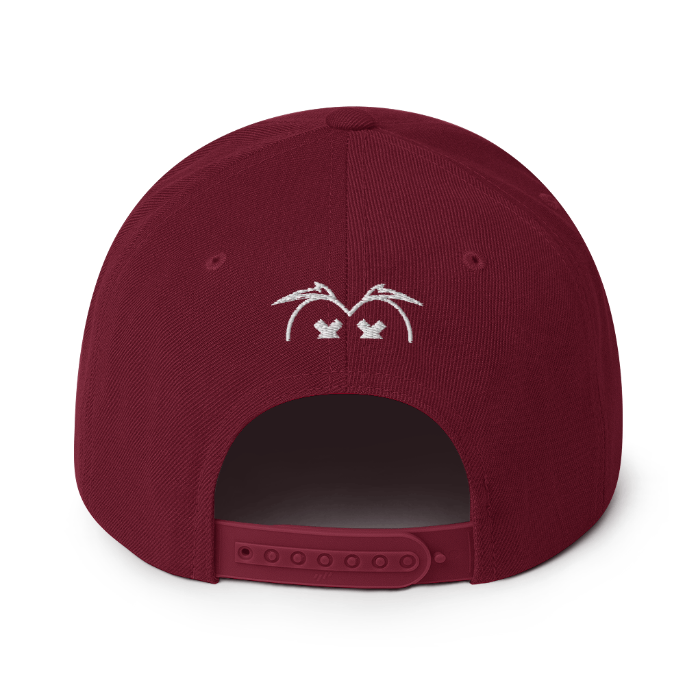 Cappellino snapback (baseball) GUFETTO 2 BIANCO OCCHI BIANCHI - Gufetto Brand 