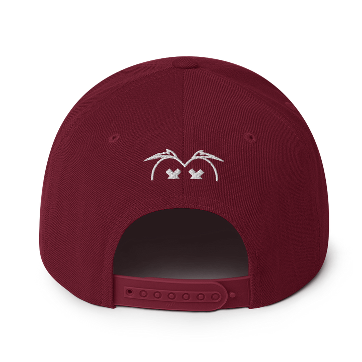 Cappellino snapback (baseball) GUFETTO 2 BIANCO OCCHI BIANCHI - Gufetto Brand 