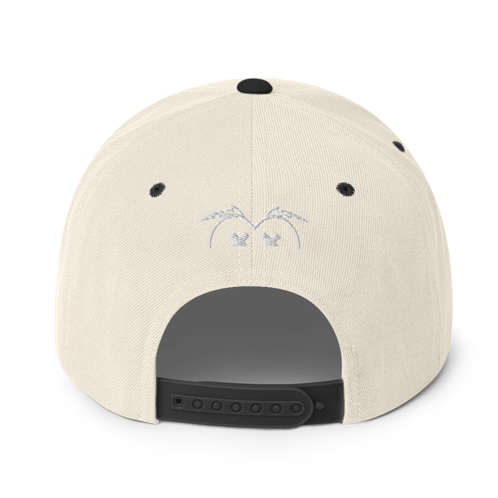 Cappellino snapback (baseball) GUFETTO 2 BIANCO OCCHI BIANCHI - Gufetto Brand 
