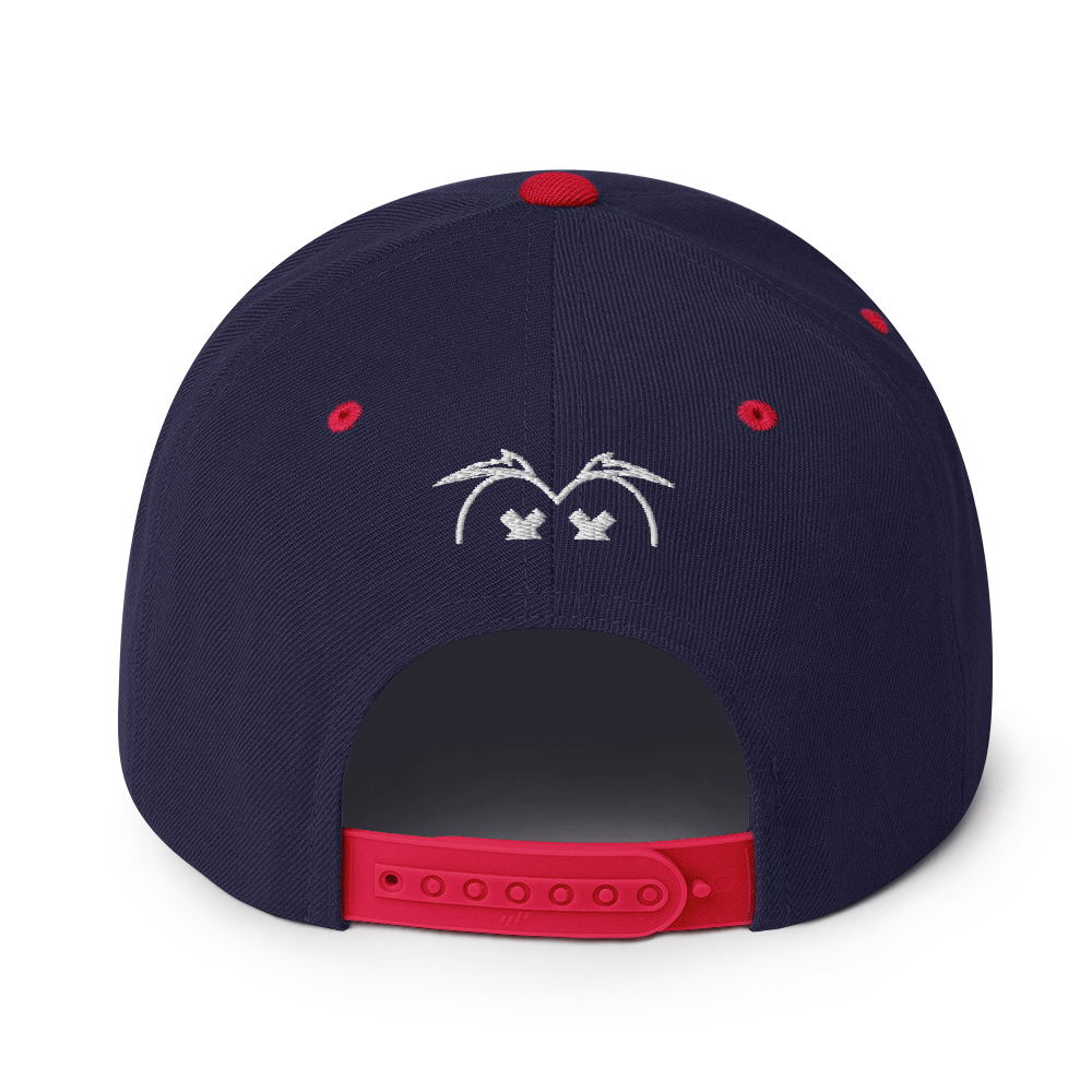 Cappellino snapback (baseball) GUFETTO 2 BIANCO OCCHI BIANCHI - Gufetto Brand 