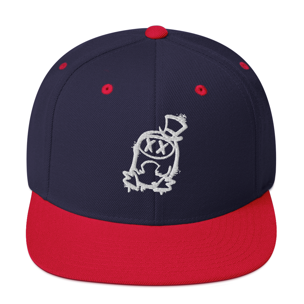 Cappellino snapback (baseball) GUFETTO 2 BIANCO OCCHI BIANCHI - Gufetto Brand 