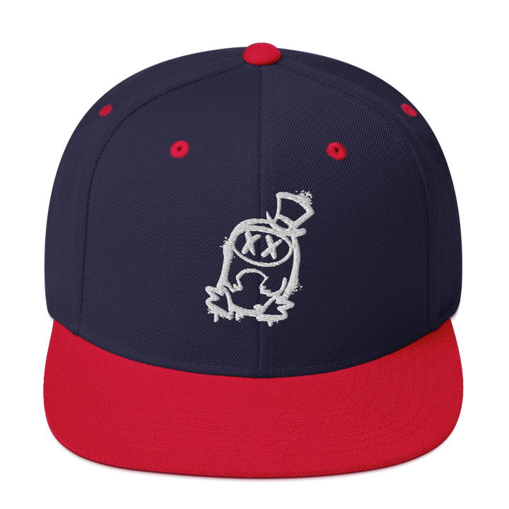 Cappellino snapback (baseball) GUFETTO 2 BIANCO OCCHI BIANCHI - Gufetto Brand 