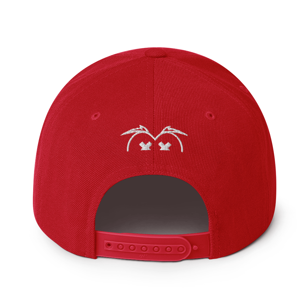 Cappellino snapback (baseball) GUFETTO 2 BIANCO OCCHI BIANCHI - Gufetto Brand 
