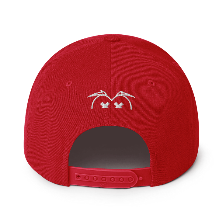Cappellino snapback (baseball) GUFETTO 2 BIANCO OCCHI BIANCHI - Gufetto Brand 