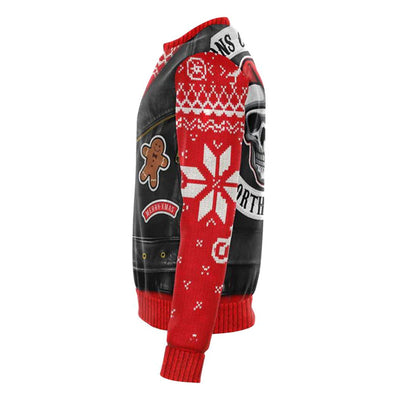 Nuovo maglione girocollo da uomo natalizio in due pezzi finto stampato in 3D - Gufetto Brand 