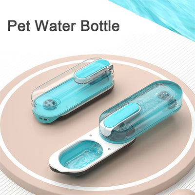 Bottiglia d'acqua per cani Distributore d'acqua pieghevole per cani per passeggiate all'aperto Bottiglia d'acqua portatile per animali domestici a prova di perdite per prodotti per animali domestici per cani da viaggio - Gufetto Brand 