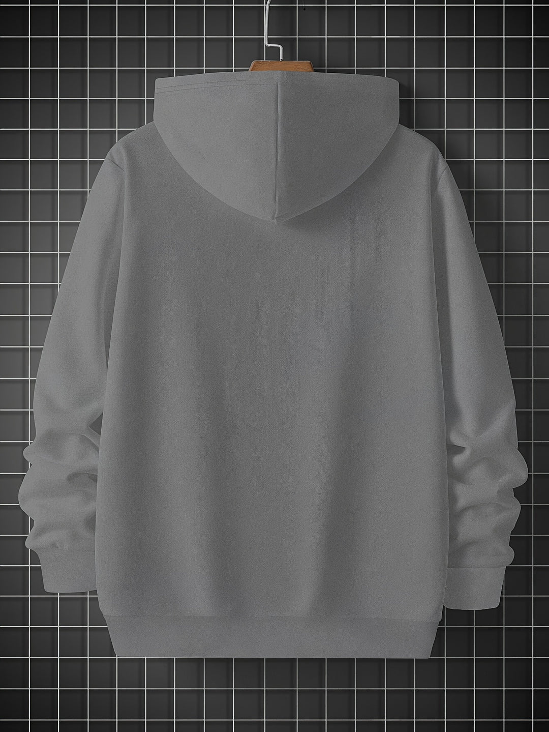 Men's fleece hoodie cracked skull print pattern Men's casual hooded sweatshirt Men's fashion sweatshirt Men's hooded sweatshirt digital printing Craftsmanship plus velvet for warmth - Gufetto Brand 