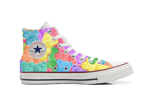 Sneakers Converse Alte Original Orsetti Gummy EDITION ( G7825469 ) - Gufetto Brand 