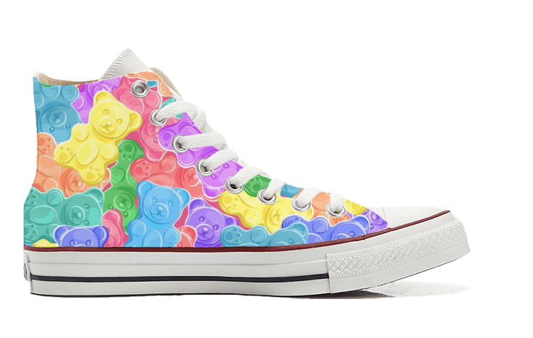 Sneakers Converse Alte Original Orsetti Gummy EDITION ( G7825469 ) - Gufetto Brand 