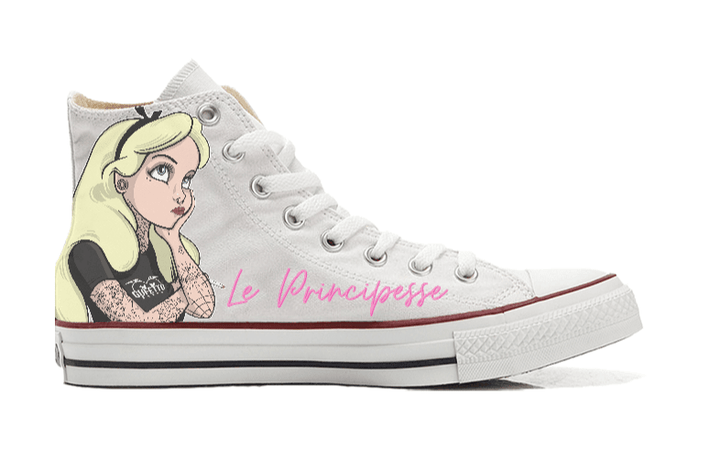 Sneakers Converse Alte Original Principessa Tattoo ( P6098268 ) - Gufetto Brand 