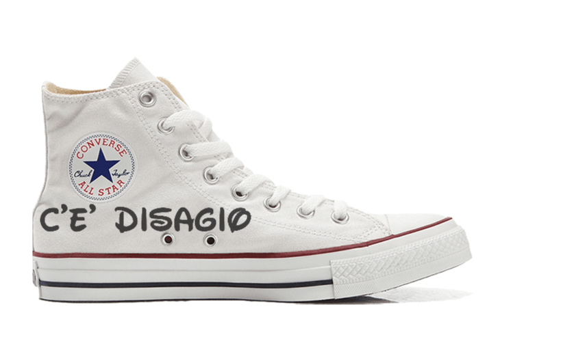 Sneakers Converse Alte Original Principesse 2.0 Limited Edition ( P6809321 ) - Gufetto Brand 