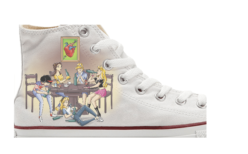 Sneakers Converse Alte Original Principesse Disagio 2.0 ( P789654 ) - Gufetto Brand 