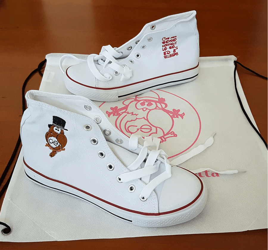 Sneakers By Gufetto Ricamate Donna - Gufetto Brand 