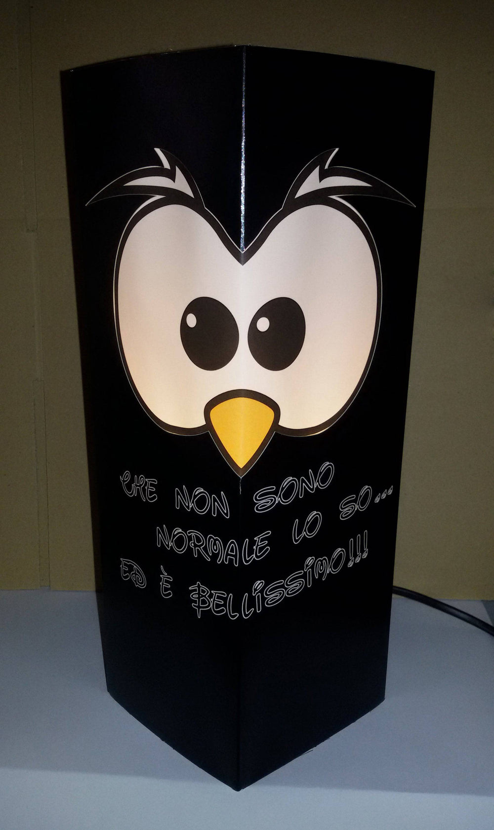BLACKF. Gufetto-Lamp Nera Che non sono Normale... Outlet - Gufetto Brand 