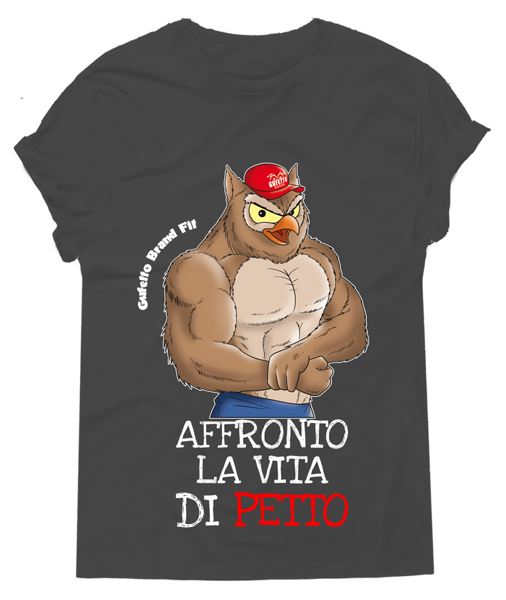 BLACKF. T-shirt Donna Affronto la Vita - Gufetto Brand 