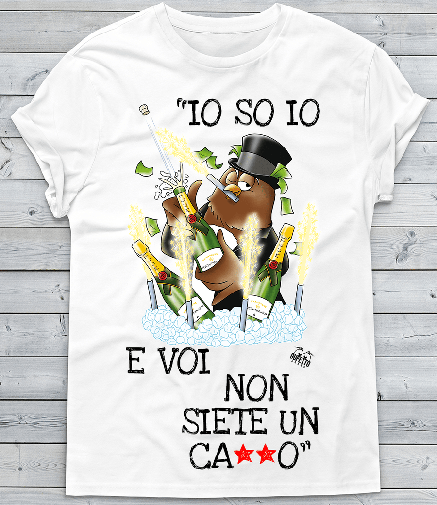 BLACKF. T-shirt Donna Io so io - Gufetto Brand 