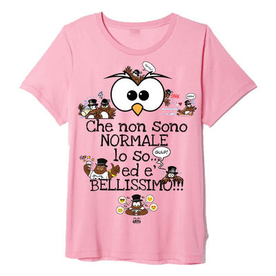 BLACKF. T-shirt Donna Pink Gufetti Edition - Gufetto Brand 