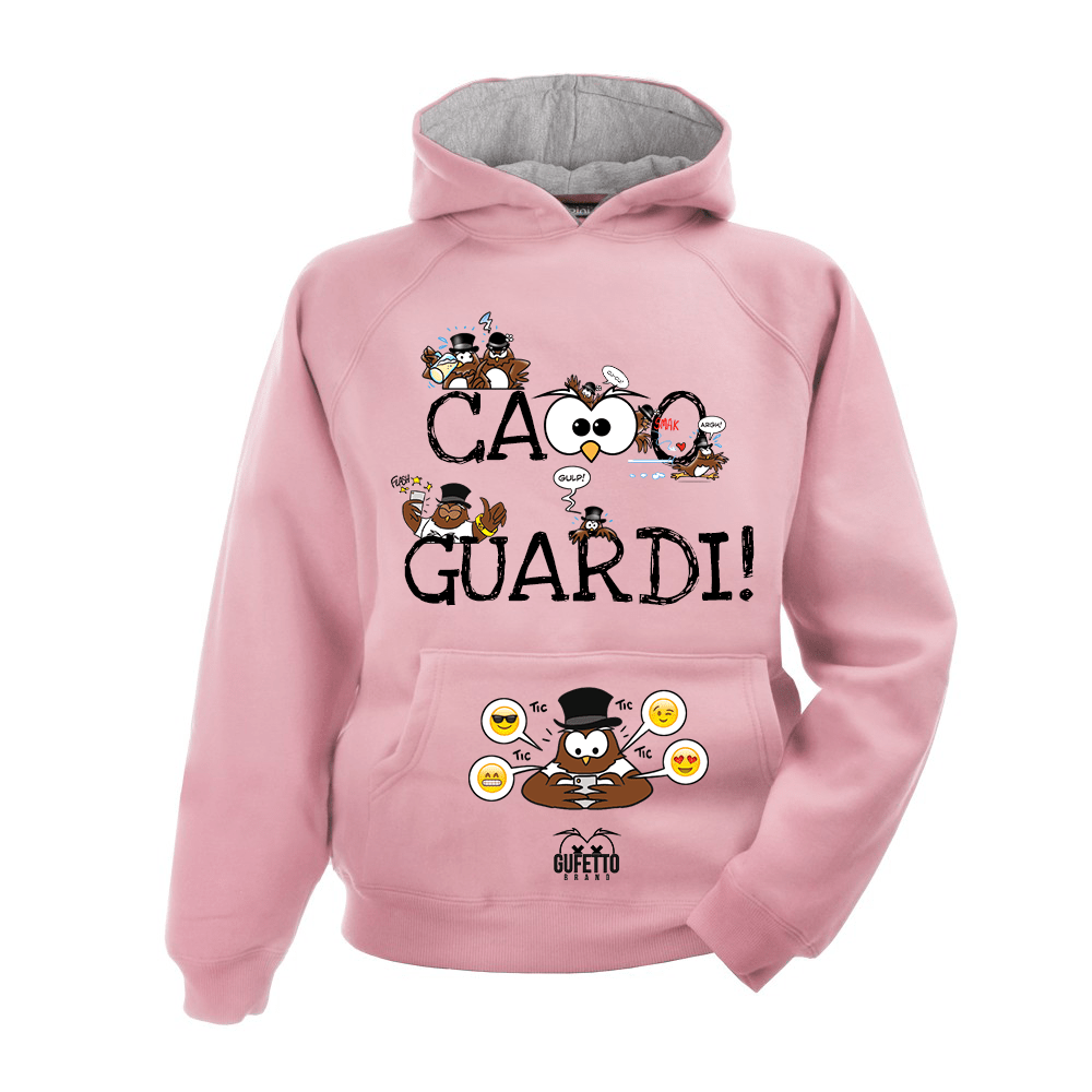 BLACKF. Felpa PINK donna Ca..o Guardi LIMITED EDITION GUFETTI - Gufetto Brand 