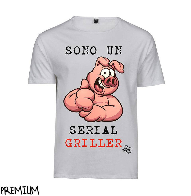 T-shirt Uomo SERIAL GRILLER ( G63012 ) - Gufetto Brand 