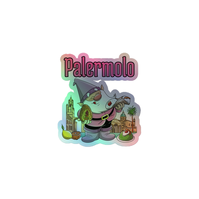 Adesivi olografici PALERMOLO - Gufetto Brand 