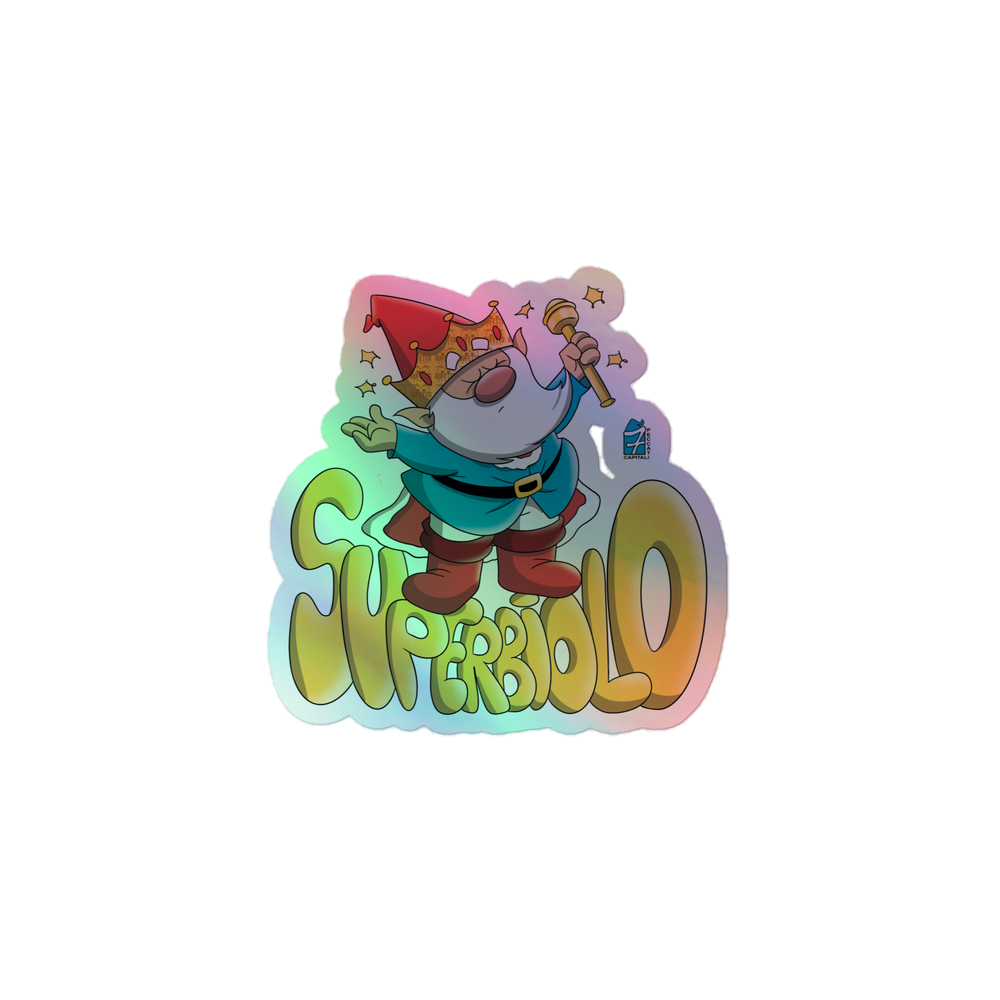 Adesivi olografici SUPERBIOLO - Gufetto Brand 