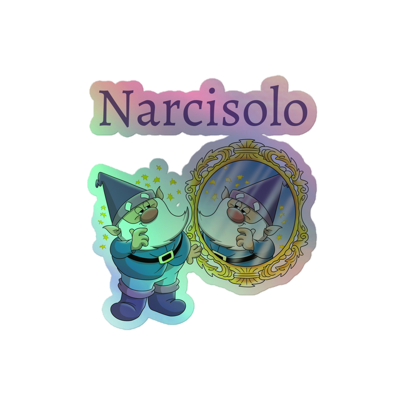 Adesivi olografici NARCISOLO - Gufetto Brand 