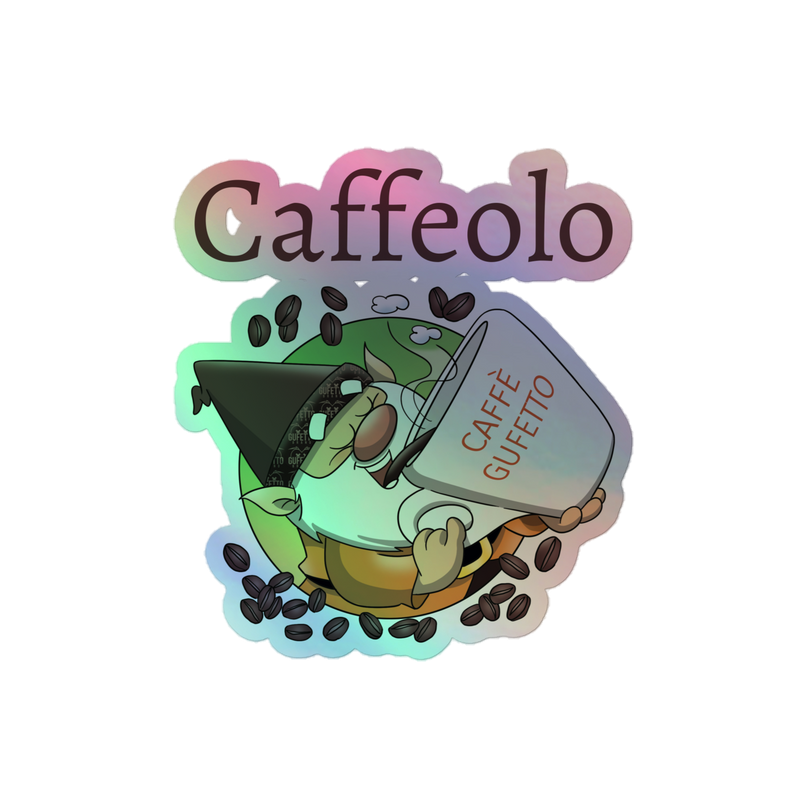 Adesivi olografici CAFFEOLO 2 - Gufetto Brand 