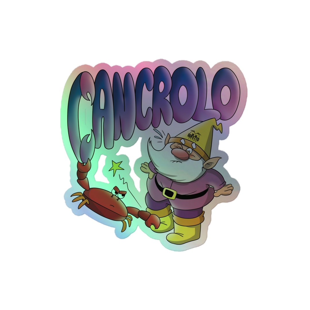 Adesivi olografici CANCROLO - Gufetto Brand 