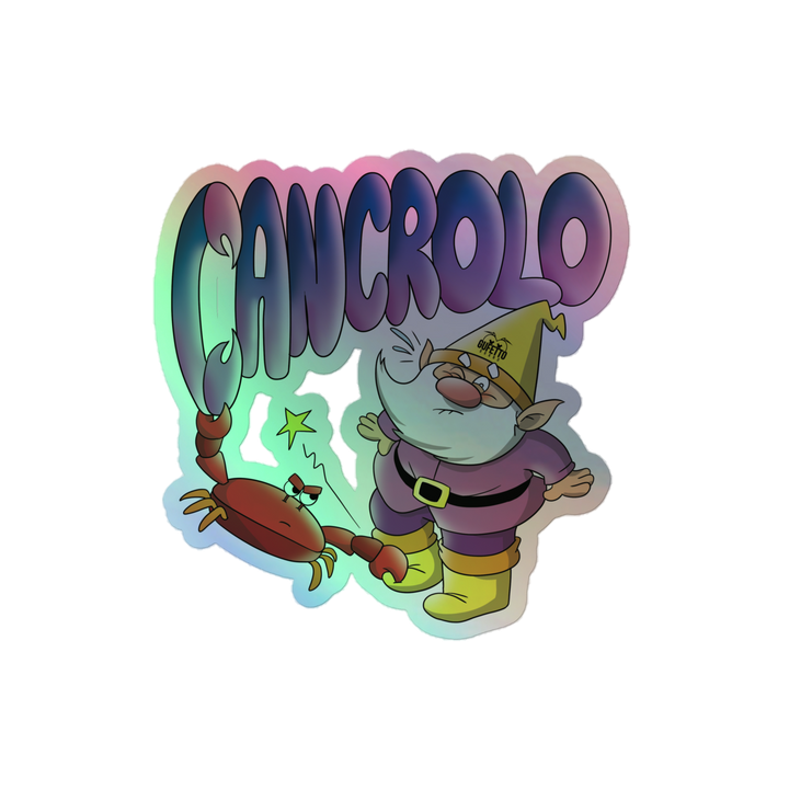 Adesivi olografici CANCROLO - Gufetto Brand 