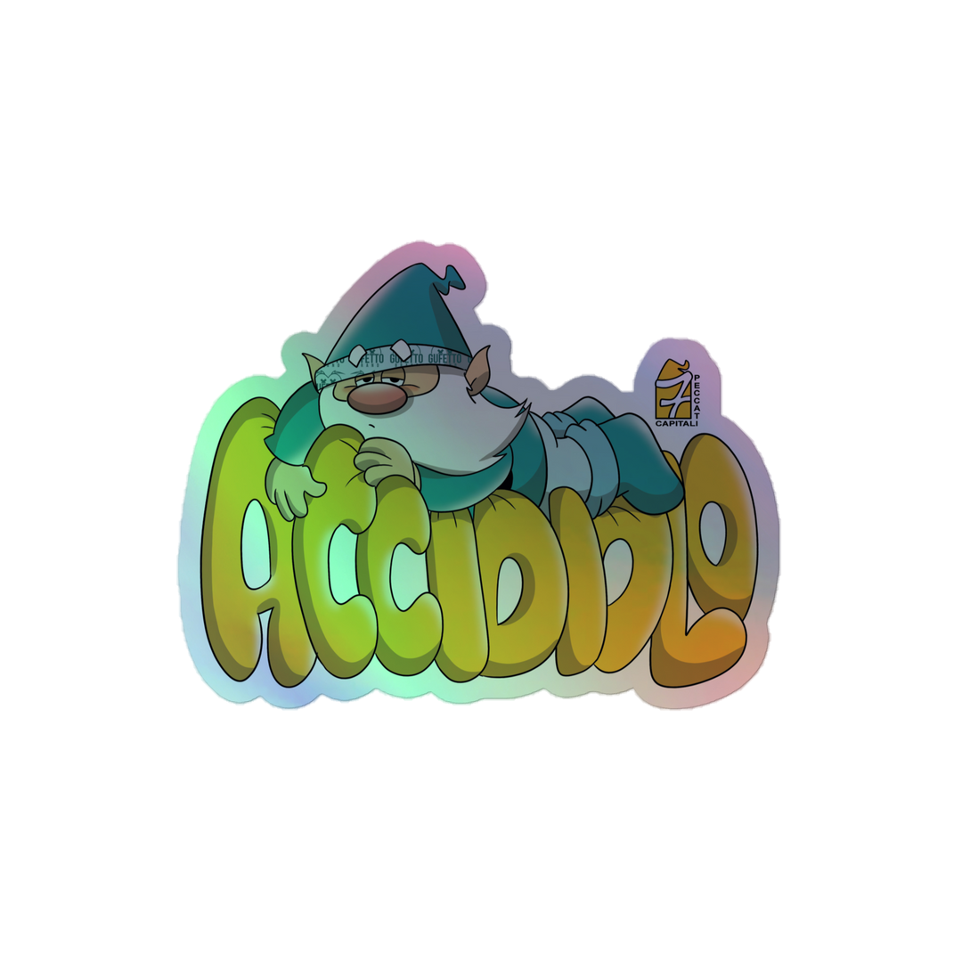 Adesivi olografici ACCIDIOLO - Gufetto Brand 