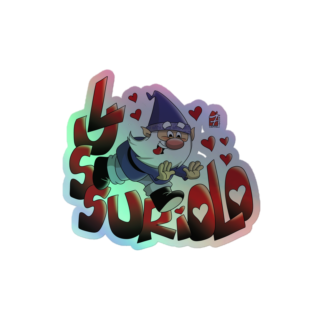 Adesivi olografici LUSSURIOLO - Gufetto Brand 