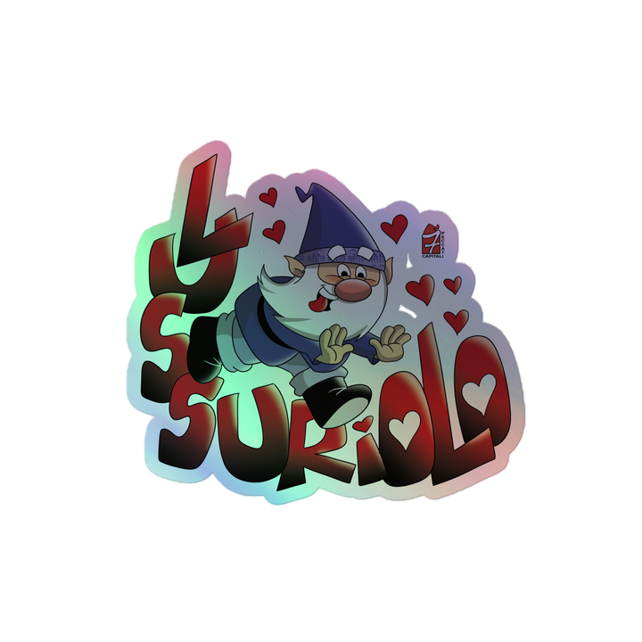 Adesivi olografici LUSSURIOLO - Gufetto Brand 