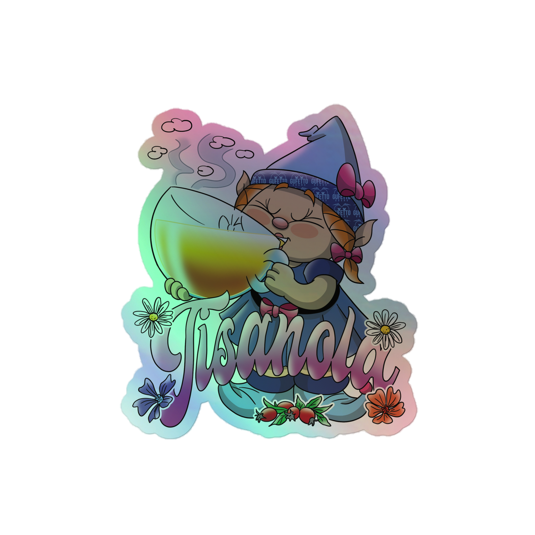 Adesivi olografici TISANOLA - Gufetto Brand 