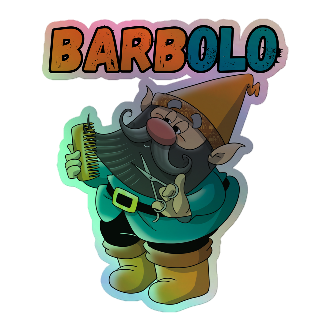 Adesivi olografici BARBOLO - Gufetto Brand 