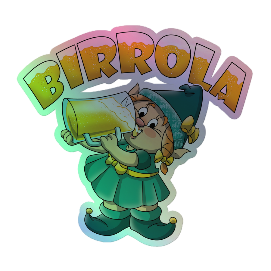 Adesivi olografici BIRROLA - Gufetto Brand 