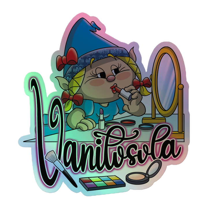 Adesivi olografici VANITOSOLA - Gufetto Brand 