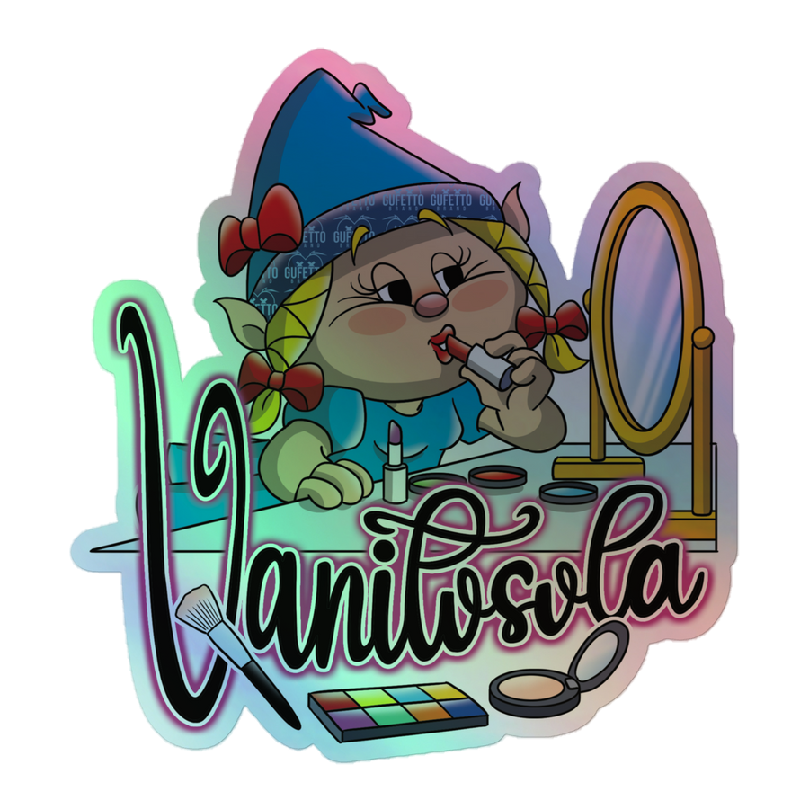 Adesivi olografici VANITOSOLA - Gufetto Brand 