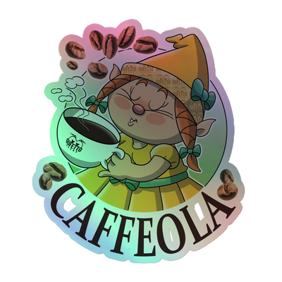 Adesivi olografici CAFFEOLA - Gufetto Brand 