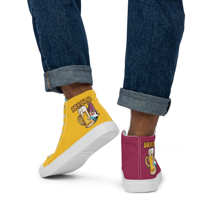 Sneakers alte in tela da uomo BIRROLO NEW - Gufetto Brand 