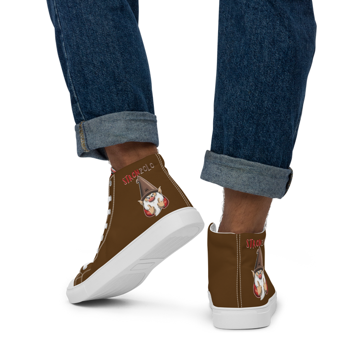 Sneakers alte in tela da uomo STRONZOLO - Gufetto Brand 