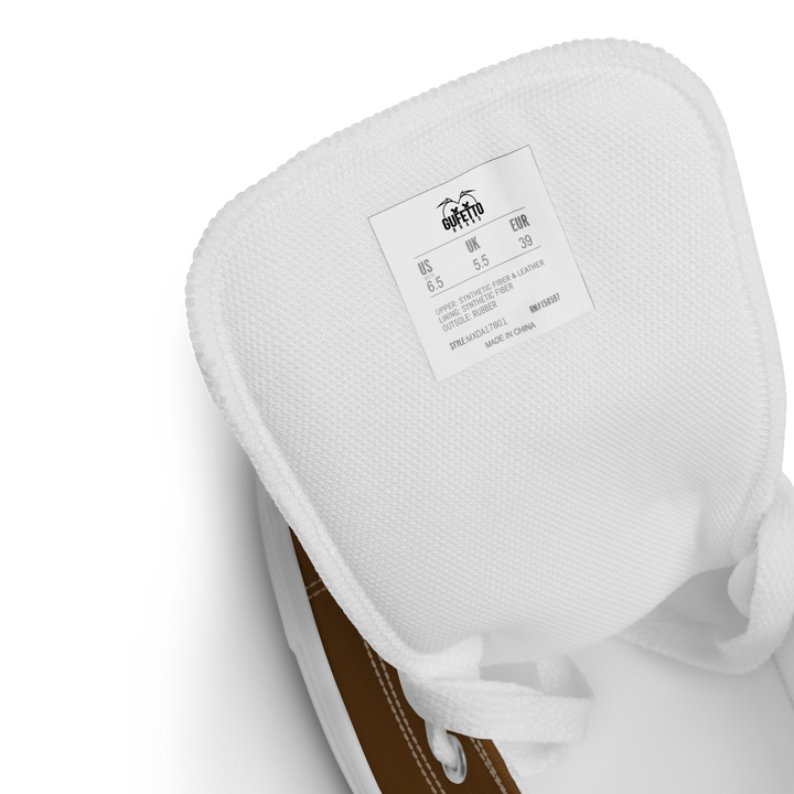 Sneakers alte in tela da uomo STRONZOLO - Gufetto Brand 