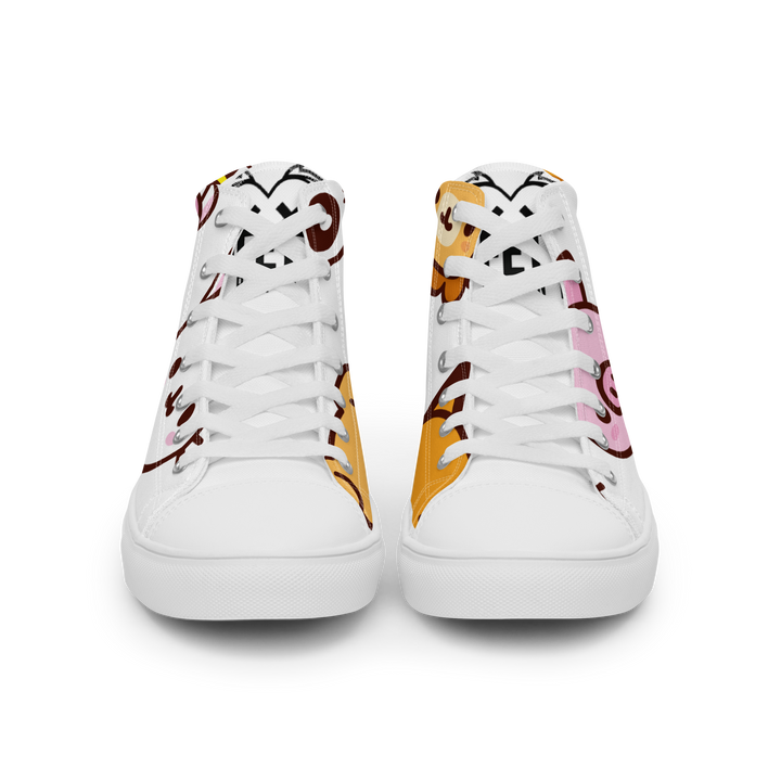 Sneakers alte in tela da uomo EMOJI - Gufetto Brand 