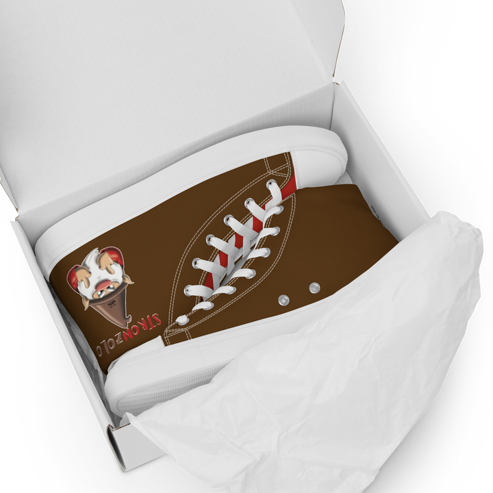 Sneakers alte in tela da uomo STRONZOLO - Gufetto Brand 