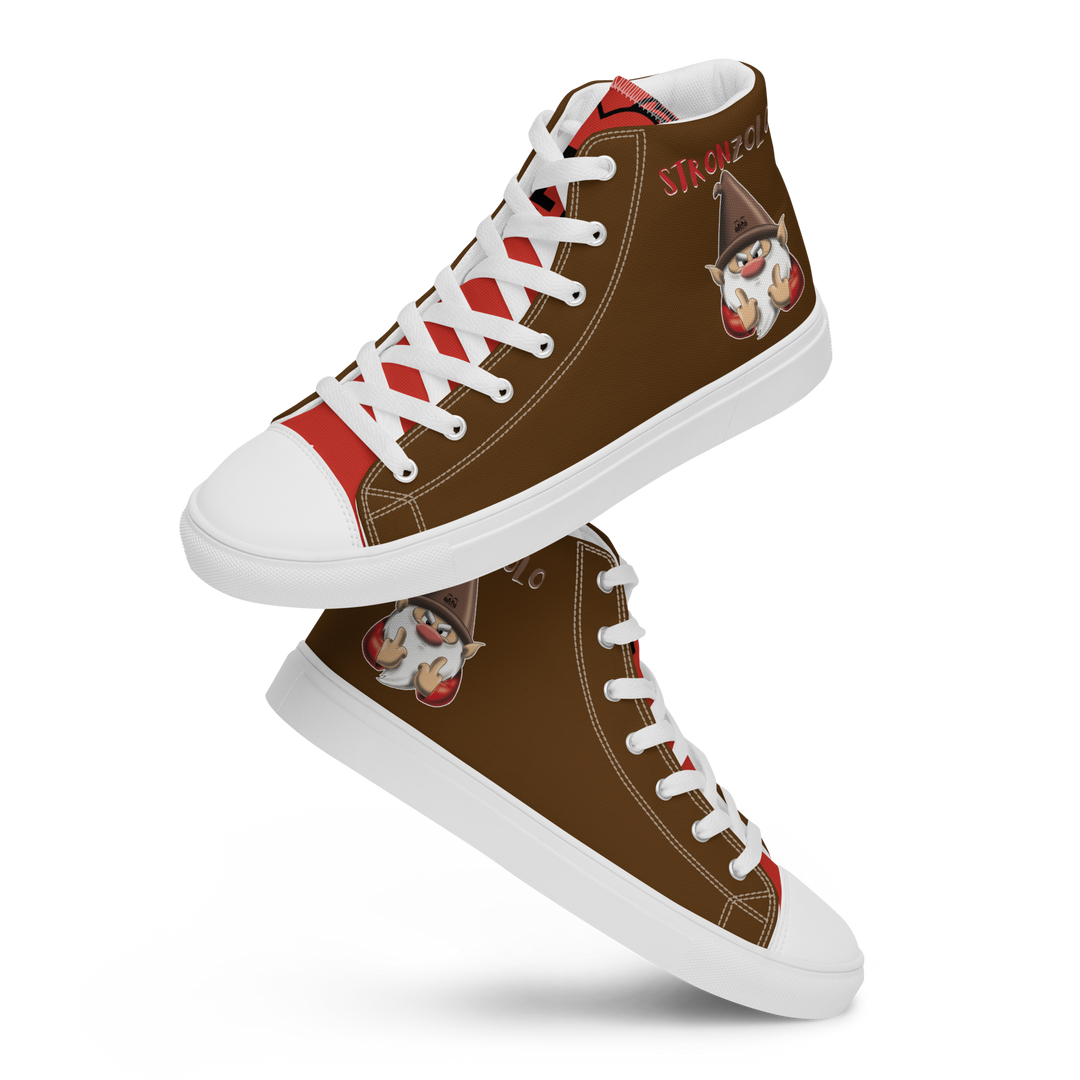 Sneakers alte in tela da uomo STRONZOLO - Gufetto Brand 
